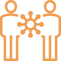 COVID-19 Close Contact Icon