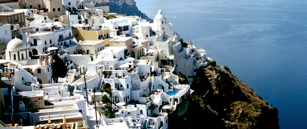 Santorini, Greece landscape