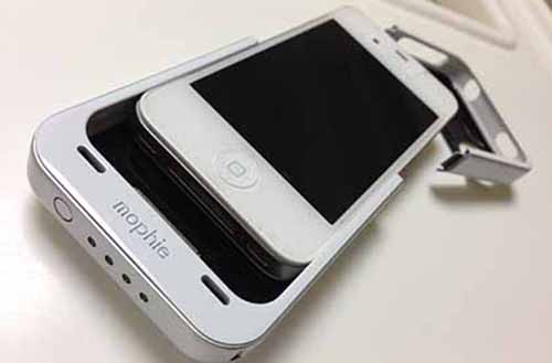 The Mophie phone case is just one way to have an extra battery for your phone with you at all times.