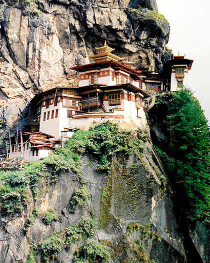 The Tiger’s Nest Monastery in Bhutan is a remote but beautiful location The Tiger’s Nest Monastery in Bhutan is a remote but beautiful location