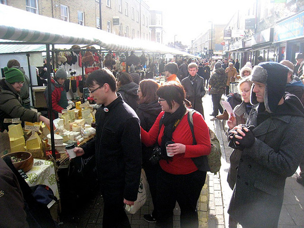 Check out Broadway Market for a more unique and true London market experience.