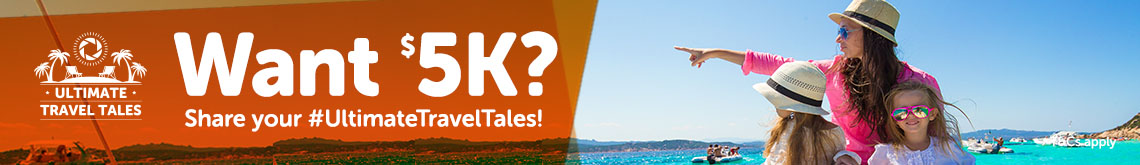 woman with children pointing off in distance