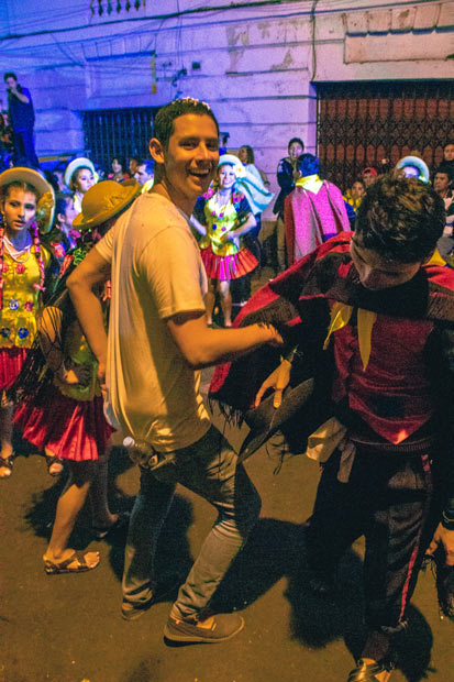 Dancing in Bolivia