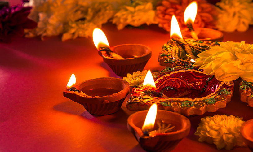 diwali candles