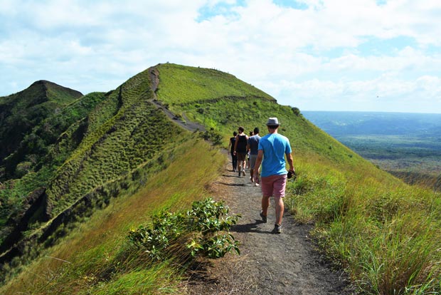 View from crater