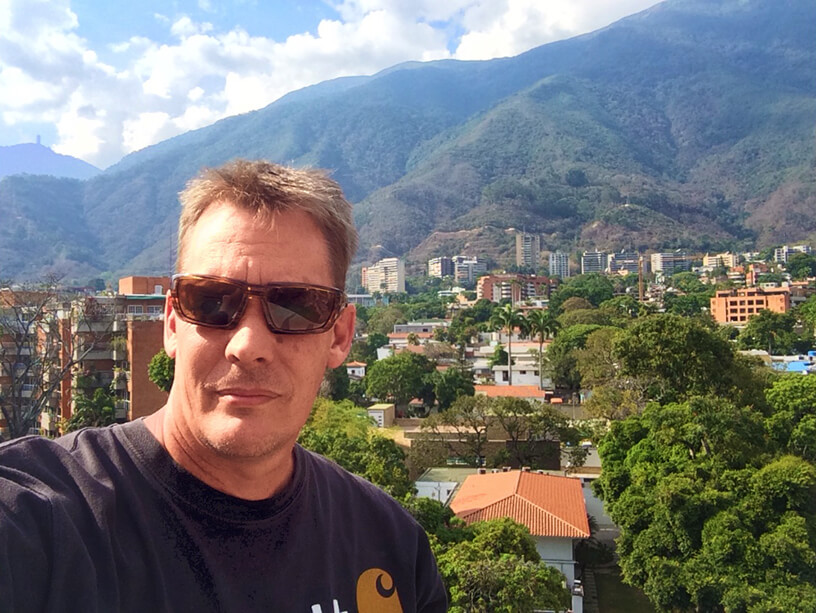 selfie in caracas