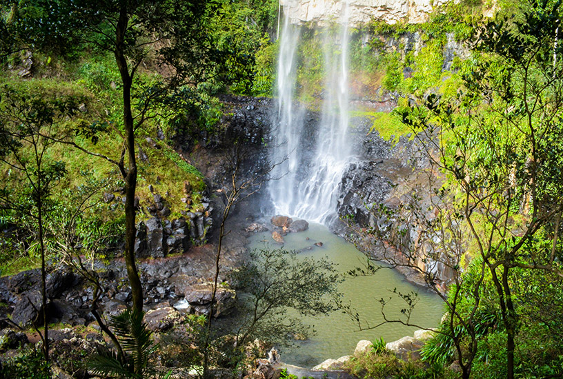 waterfall in qld